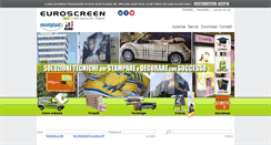 Desktop Screenshot of euroscreen.it